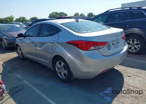 2013 Hyundai Elantra Gls из США, поврежденный, VIN 5NPDH4AE6DH254767